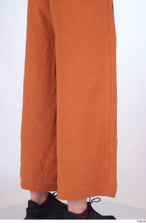 Zolzaya calf casual dressed orange wide leg trousers 0006.jpg